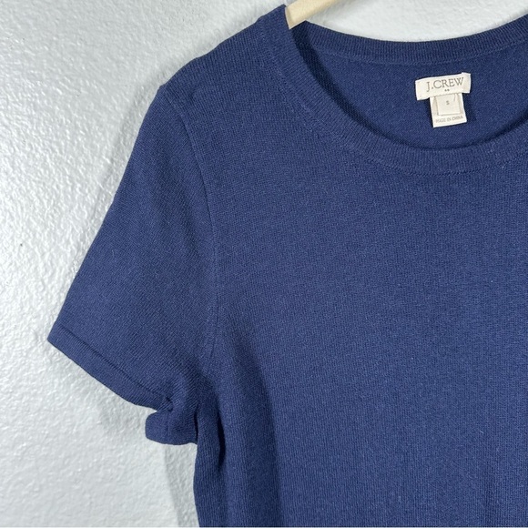 J. Crew Navy Blue Crew Neck Sweater - Picture 3 of 6